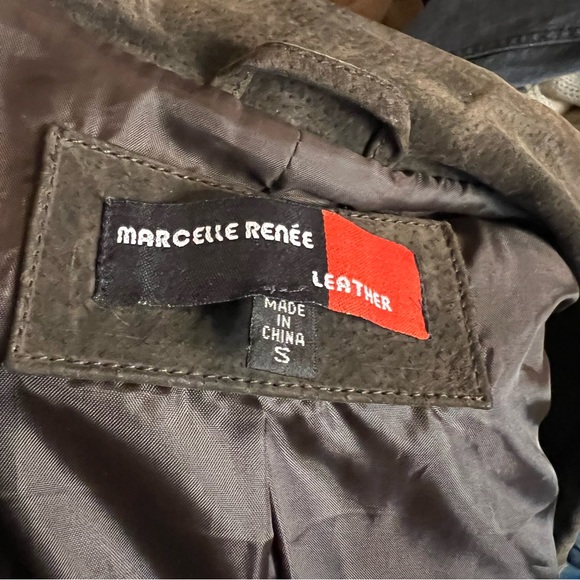 Marcelle Renee boho leather jacket SZ S - Picture 7 of 8